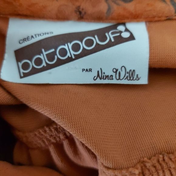 VINTAGE Pata-pouf Nina Wills skirt set - Picture 10 of 11